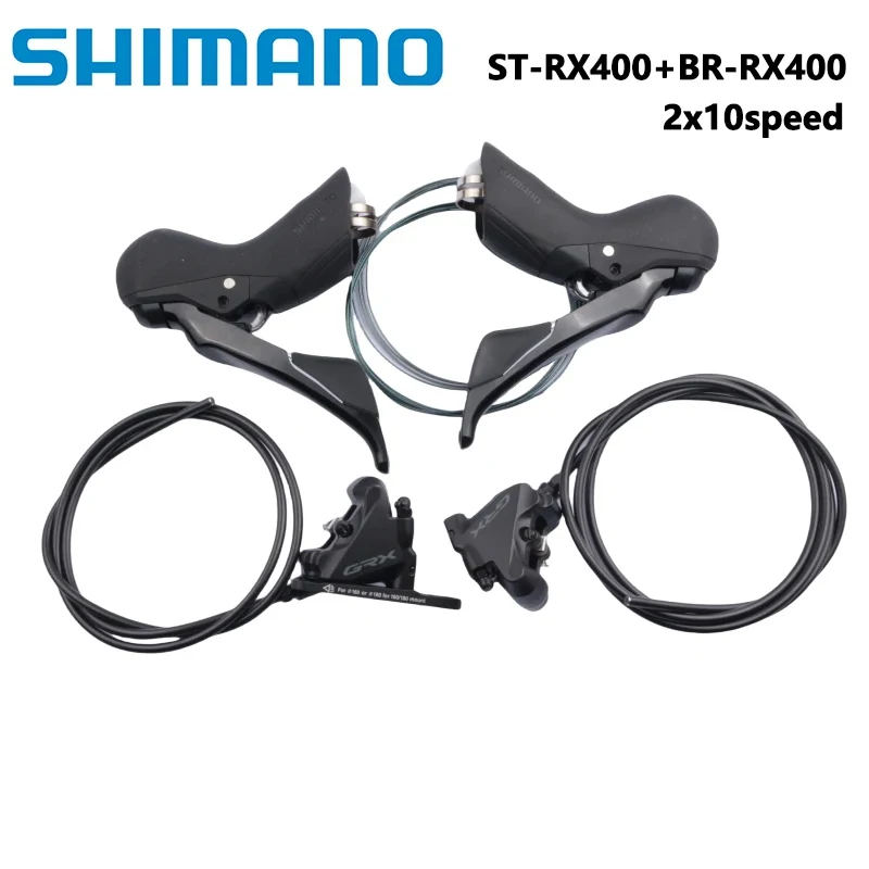 SHIMANO GRX RX400 Groupset 2x10Speed Shfiter Brake Front Rear Derailleur Hydraulic Disc Brake For Gravel Bike