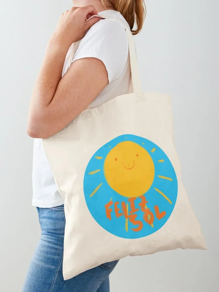 

feliz sol Tote Bag personalized tote bag shopping bag shopper women tote custom