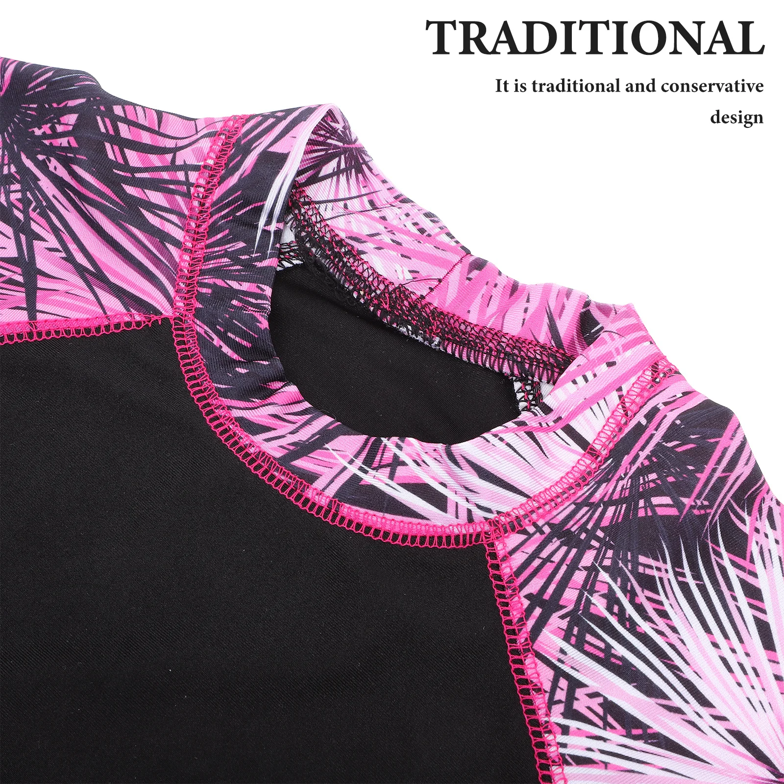 

Traditional Swimming Beachwear 150Cm Black Long Sleeve Swimwear Set for Girls Ideal for Conservative Muslim Swimmers