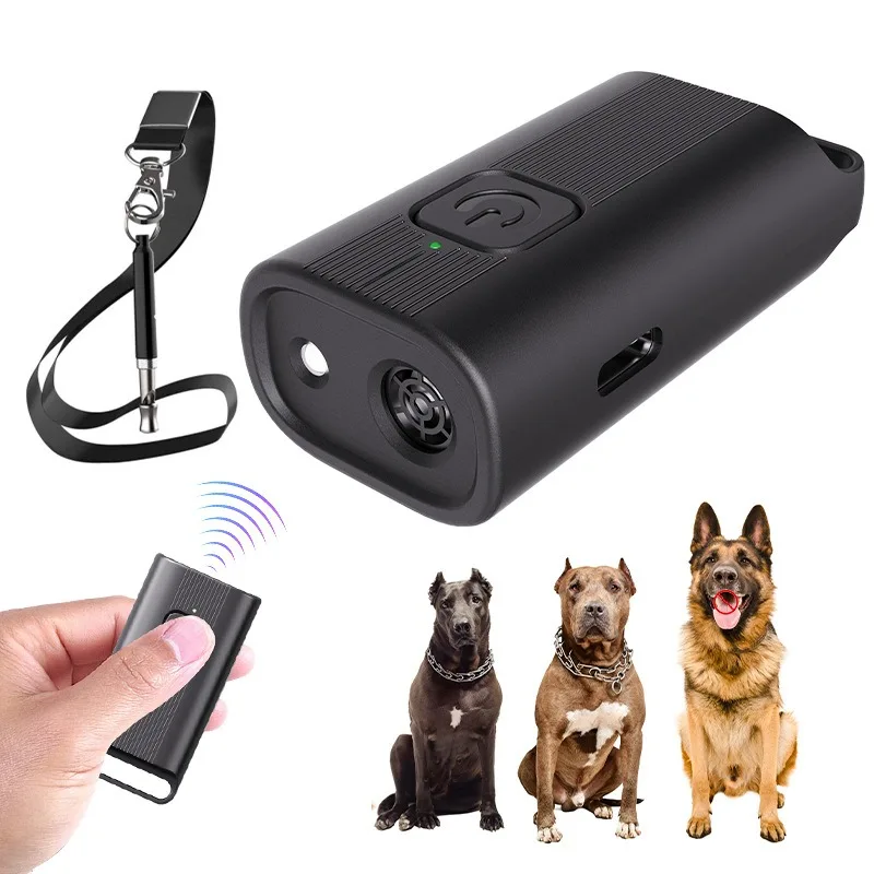 

2 Packs of Mini Ultrasonic Bark Stoppers, Dog Training Whistles, Rechargeable Portable Dog Trainers