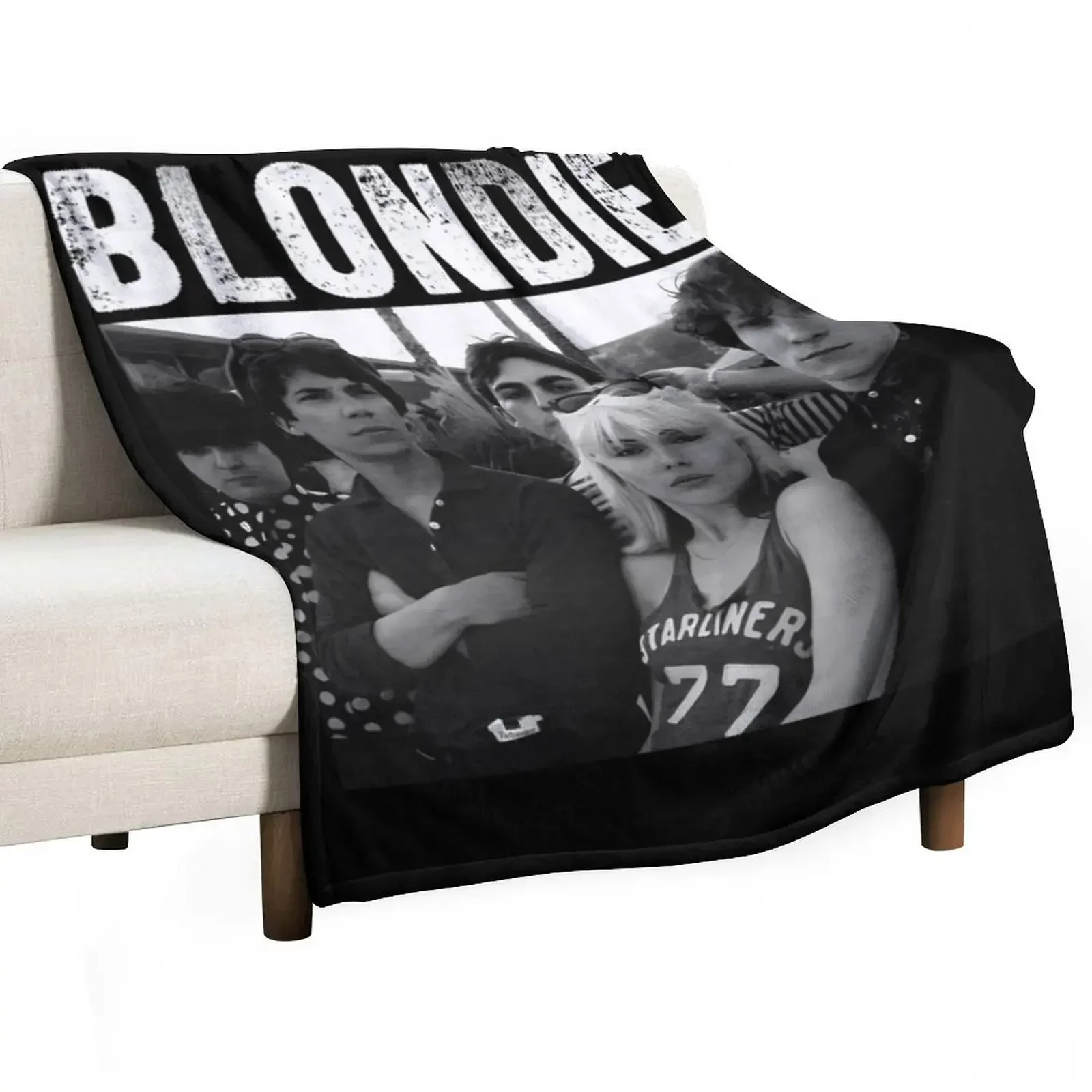 

Perfect punk rock girl retro 70s Vintage Band Throw Blanket Warm for babies Single Blankets