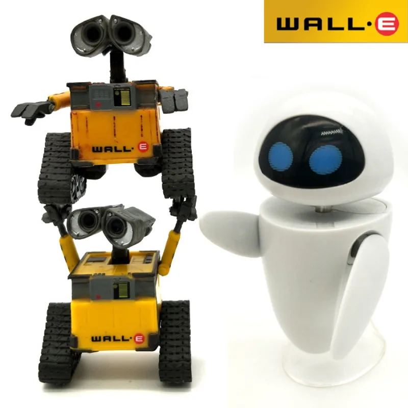 Movable Joint WALL E EVE Gk PVC Statue Action Figurine Desk Collectible Anime Model Toys Figures Gift