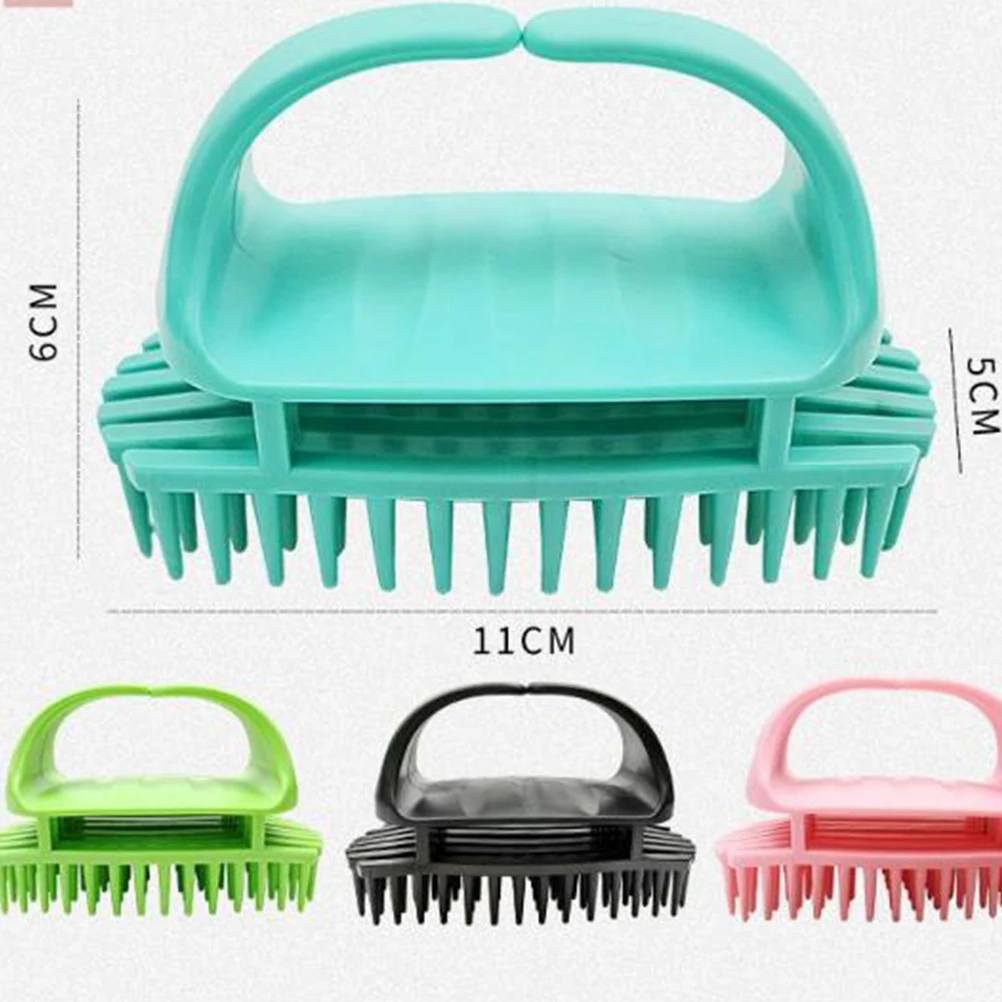 

2 Pcs Shampoo Brush Washing Massaging Scalp Scrubber Hair Massager Miss