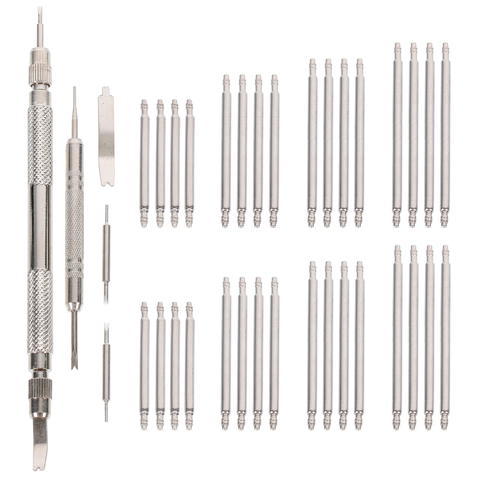 

Stainless Steel Watch B Repair Kit Strap Replacement Tool Spring Bars Non Slip Design Fix Watches Easily Insert Remove