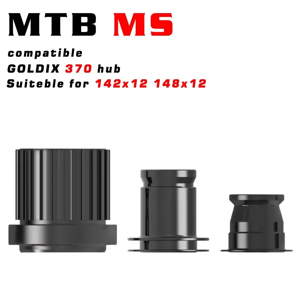 NEW GOLDIX Freehub 370 Caps MTB Bike Hub Converter Mountain Bike Hub End Cap Adapter QR or THRU Cap Adapter XD