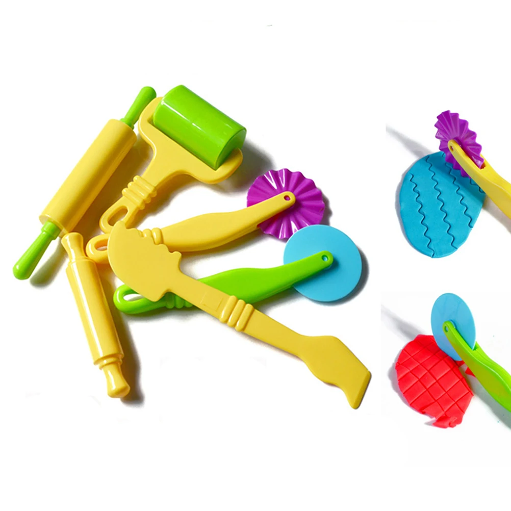 

32 Pcs Clay Tool Set Kids Mold Extruder Kit Bright Colors Large Arts Crafts Educational DIY Decor Party