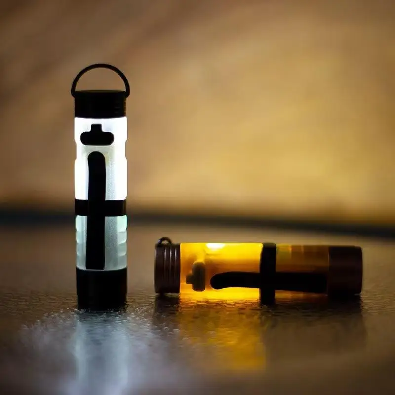 1 قطعة مصباح يدوي صغير للجيب في الهواء الطلق Led التحمل الطويل لتخفيف الكوارث في حالات الطوارئ 5050 ضوء صغير
