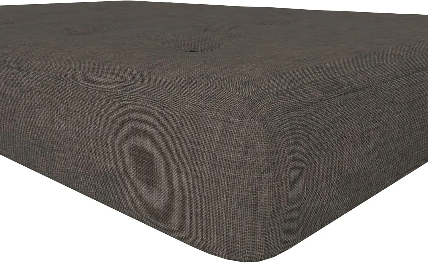 Colchão Futon Trule com mola de bolso de 8 polegadas, linho de poliéster, completo, cinza cinza