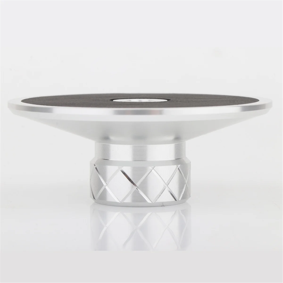 Vinyl Turntable Weight Metal Disc Stabilizer Vibration Reducer Record Clamp Turntables Silver