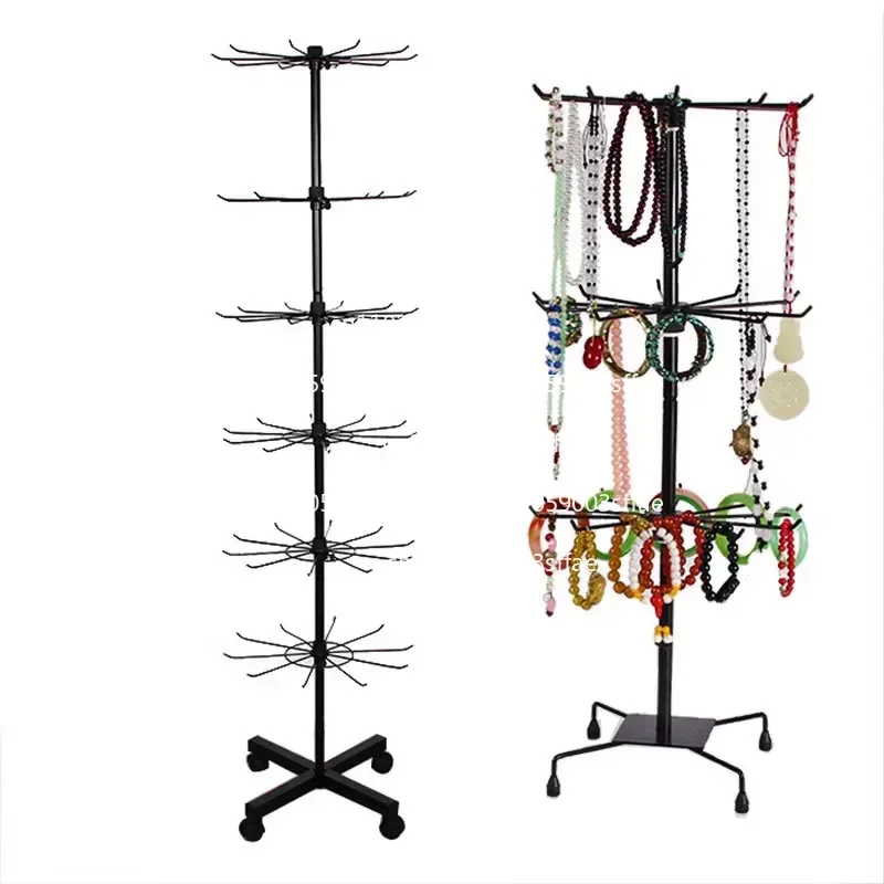 7 Tiers Rotatable Rack Socks Hat Cap Display Stand Hanger Wig Scarve Bracelet Pendant Storage Holder Shelf Rack Shelves