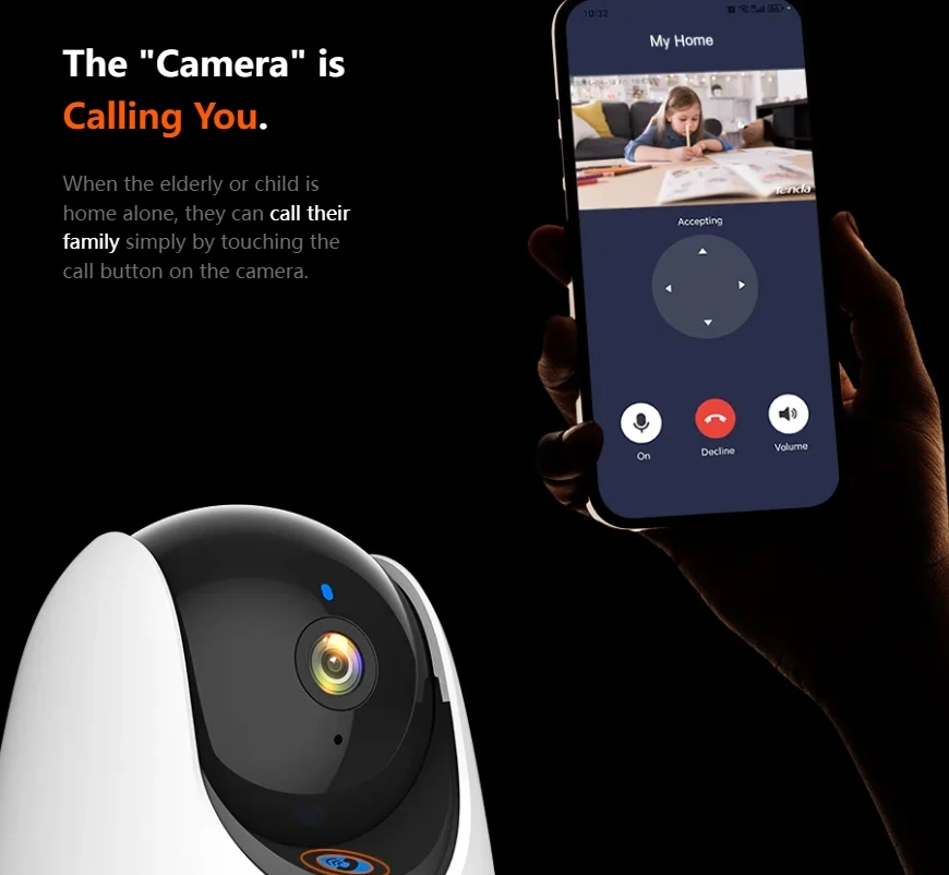 Tenda  5MP Security Wifi6 Pan/Tilt Camera