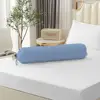 Solid Color Long Cylindrical Pillowcase Removable Washable Bedroom Neck Bolster Pillowslip Household Durable Pillow Case 5 Solid Color Long Cylindrical Pillowcase Removable Washable Bedroom Neck Bolster Pillowslip Household Durable Pillow Case 5