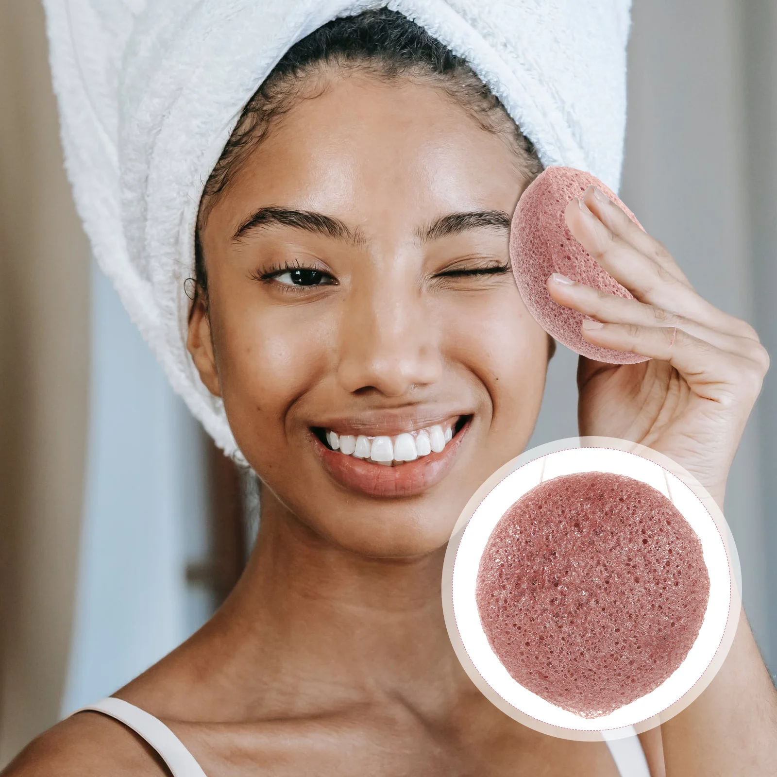 Gąbki do oczyszczania i złuszczania twarzy, bezpieczne dla skóry, do codziennego użytku, wspomagają utrzymanie zdrowia skóry twarzy, idealne dla przyjaciół i rodziny.