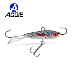 Agoie Winter Ice Fishing Lure 7g/10g/16g Sinking Jigging Balancer Lures Vib Bass Pike Fishing Tackle Hard Bait Lures Crankbait