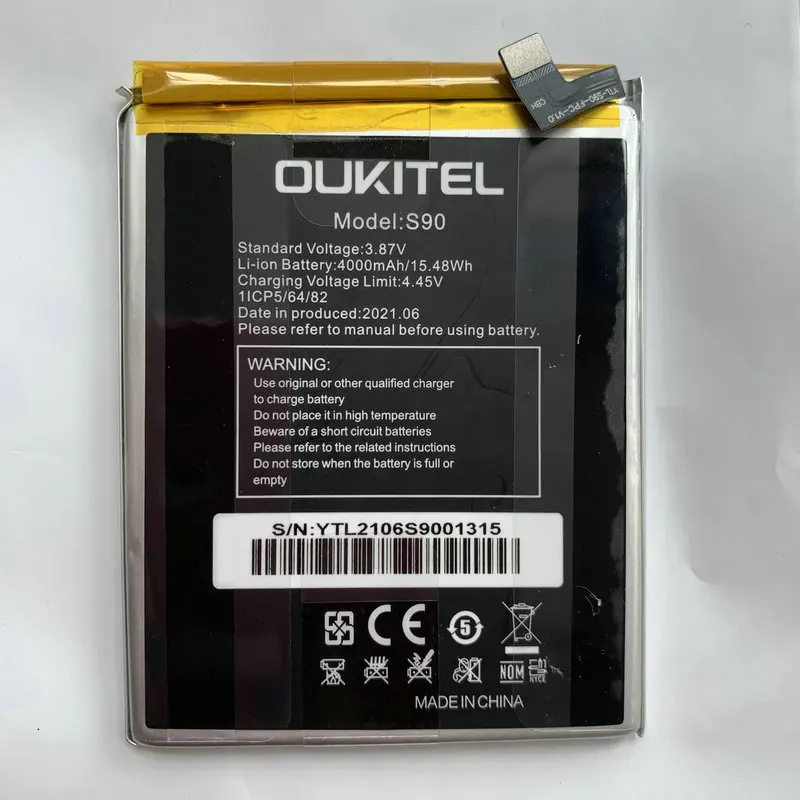 For Oukitel C21 Pro Battery Original Rechargeable Li-ion Batteries For C21 Mobile Phone Accessories