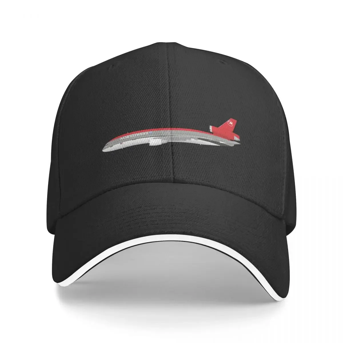 Wings In Uniform - DC-10 - Northwest Airlines - 80's Baseball Cap Rave Streetwear Golf foam party Hat Women's Beach Men's