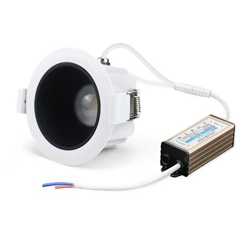 Imagem -02 - Downlight Led Embutido para Banheiro Holofote Preto Luz Impermeável Cozinha e Varanda Sala de Descanso Área Molhada Exterior Ip65