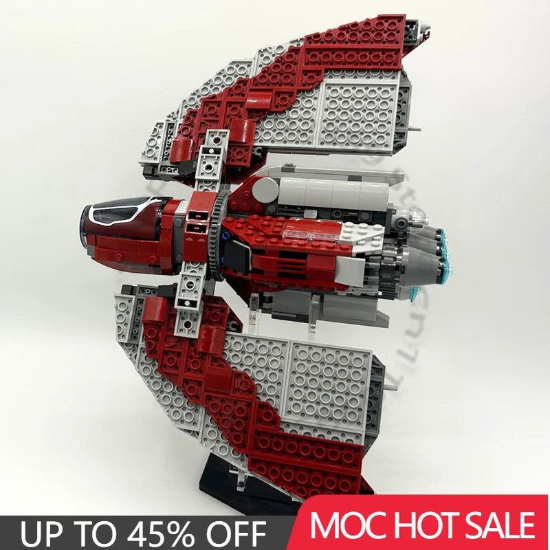 

745 шт. серия Star Battle, строительные блоки, кабина и фиксация крыльев для модели T-6, детские образовательные сборные игрушки «сделай сам», рождественский подарок