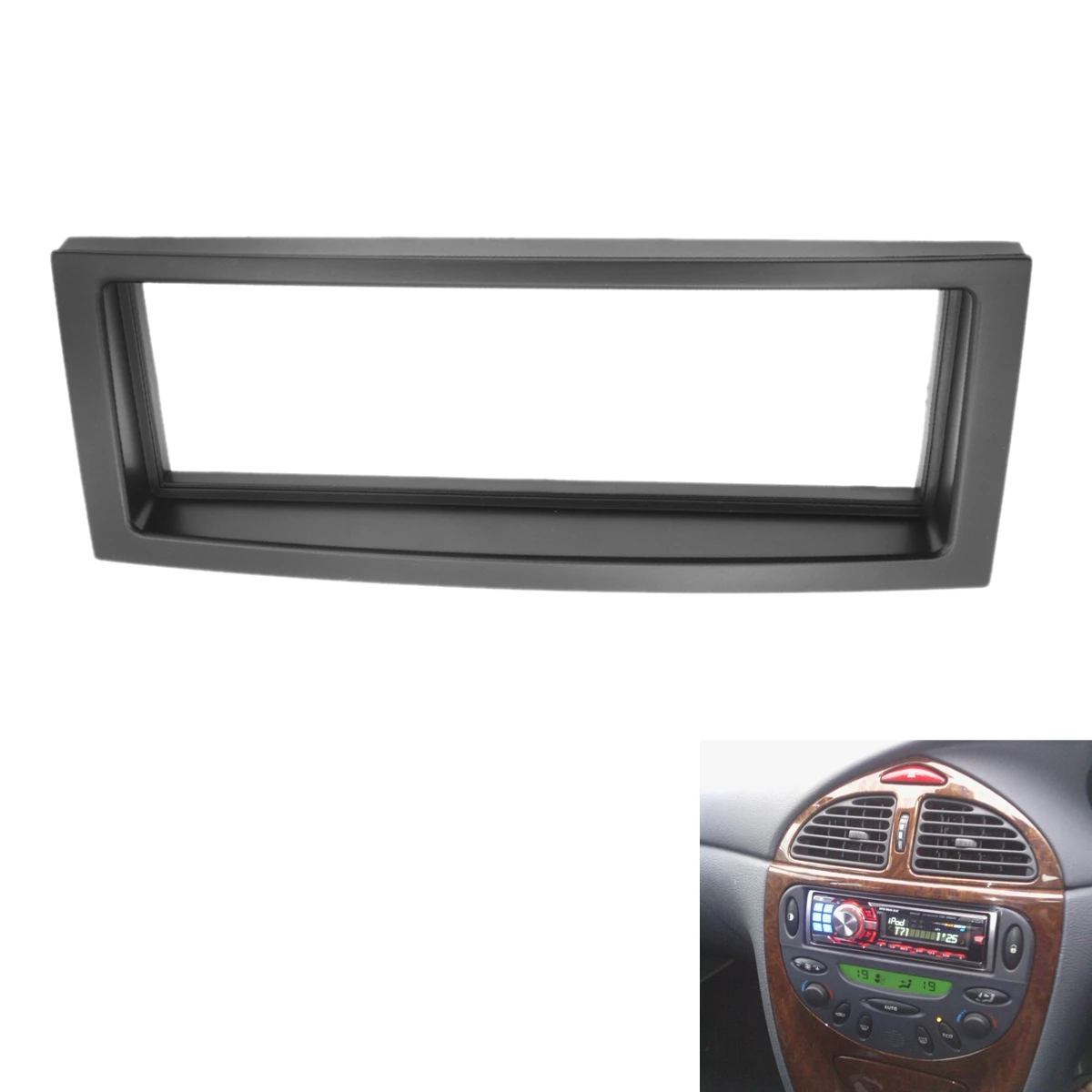 1 DIN Car DVD CD Radio Panel Fascia for CITROEN C5 2004-2008/PEUGEOT (407) 2004-2010, (407) Coupe 2005+ JSTMAX