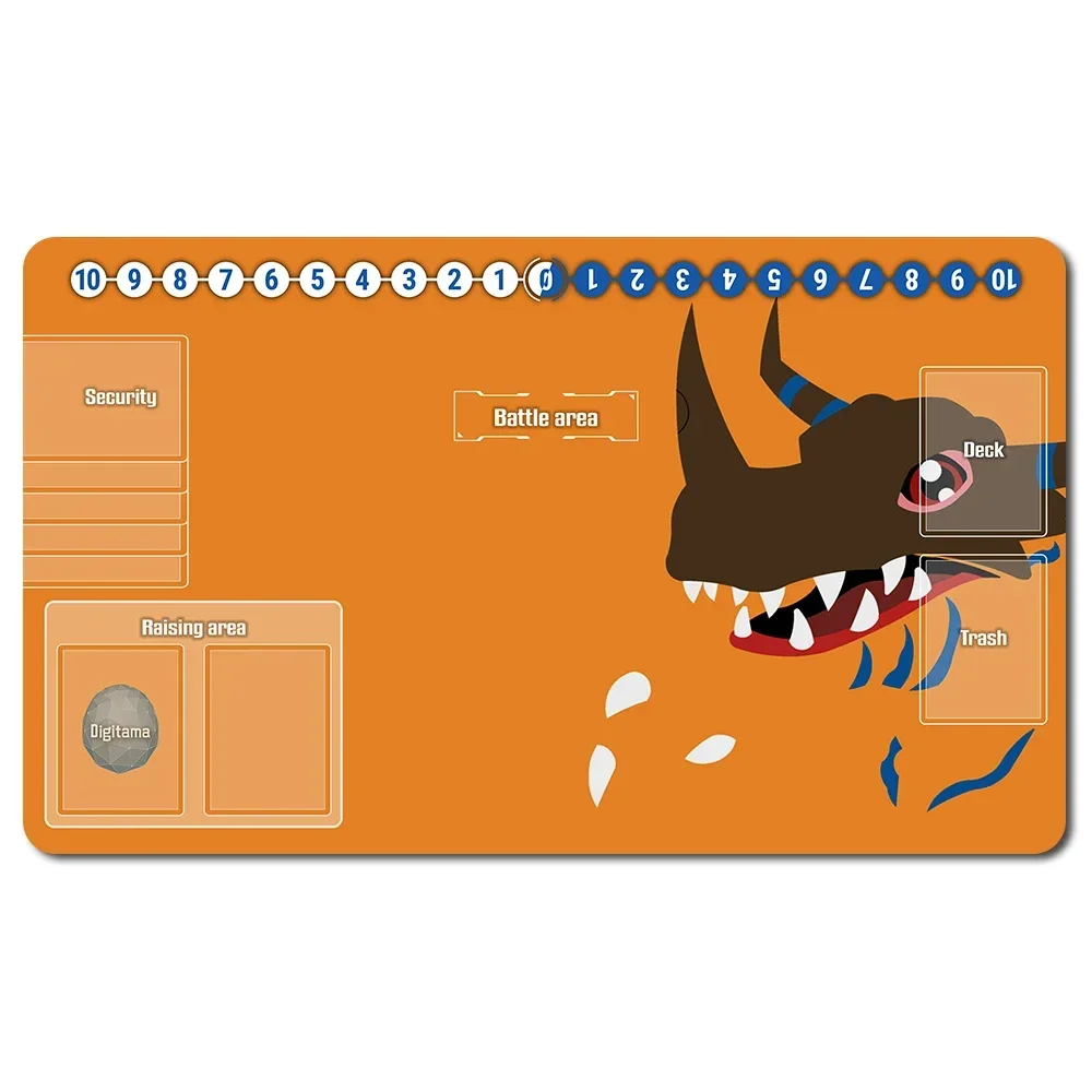 

701869 - Board Game Digimon Playmat Size 60X35 cm Play Mats Compatible for DTCG