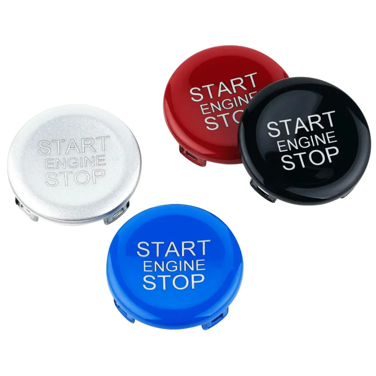 Afbeelding 6: Start Stop Motor Knop Cover Reparatie Vervanging voor Alfa Romeo Giulia Stelvio 2017-2019 Auto Styling Accessoires