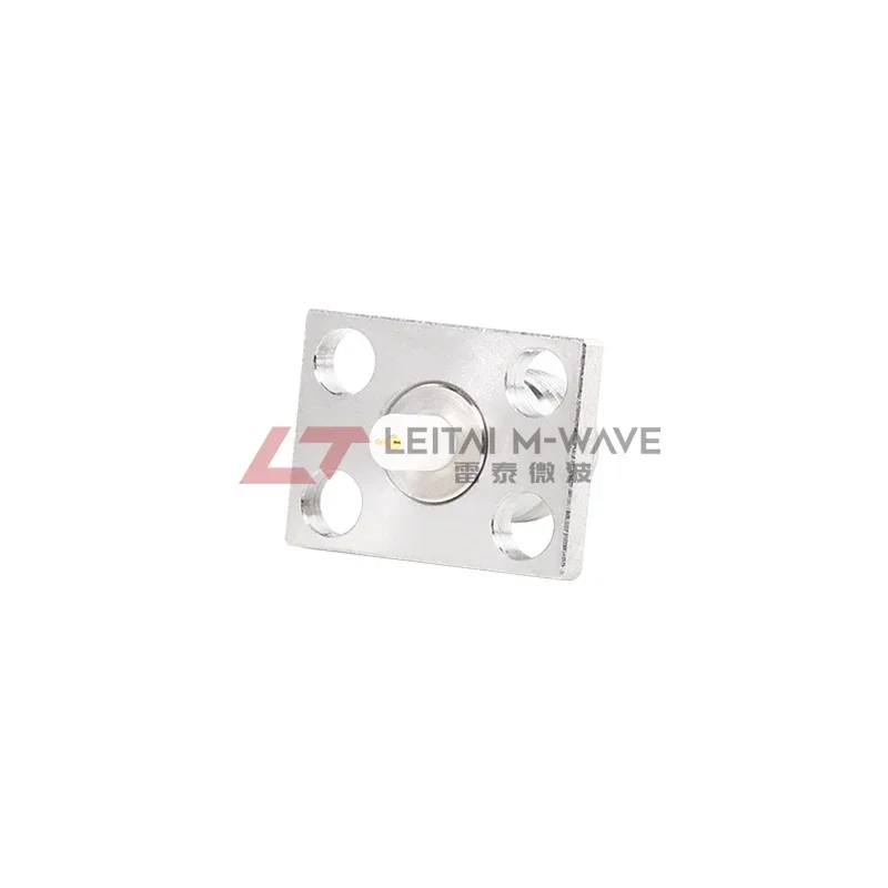 Microwave DC-26.5G dielectric through wall SMA female head four hole flange SMA-K board end PCB connector