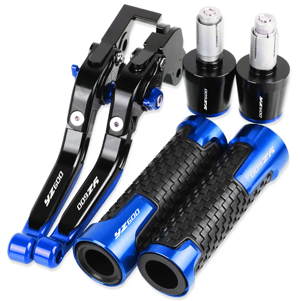 

For YAMAHA YZ600 1986 1987 1988 YZ 600 Motorcycle Aluminum Adjustable Extendable Brake Clutch Levers Handlebar Hand Grips ends