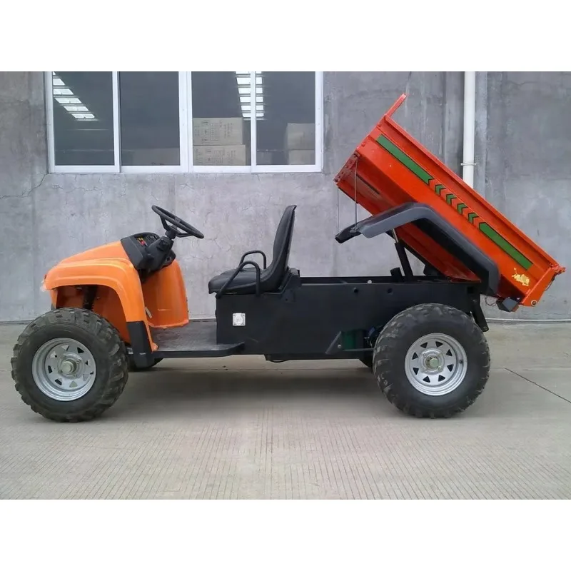 【El más vendido】 Vehículo utilitario de 2 plazas Camión de carga eléctrico Mini camión volquete eléctrico UTV con alta popularidad