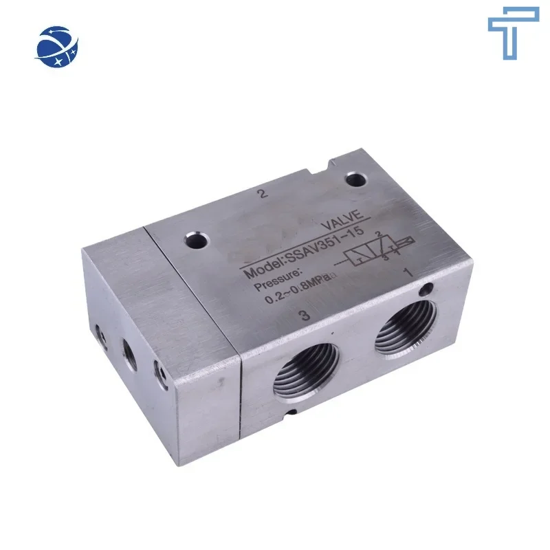 4V Series 3/2 way Pneumatic control valve stainless steel 316 directional solenoid valve 1/2