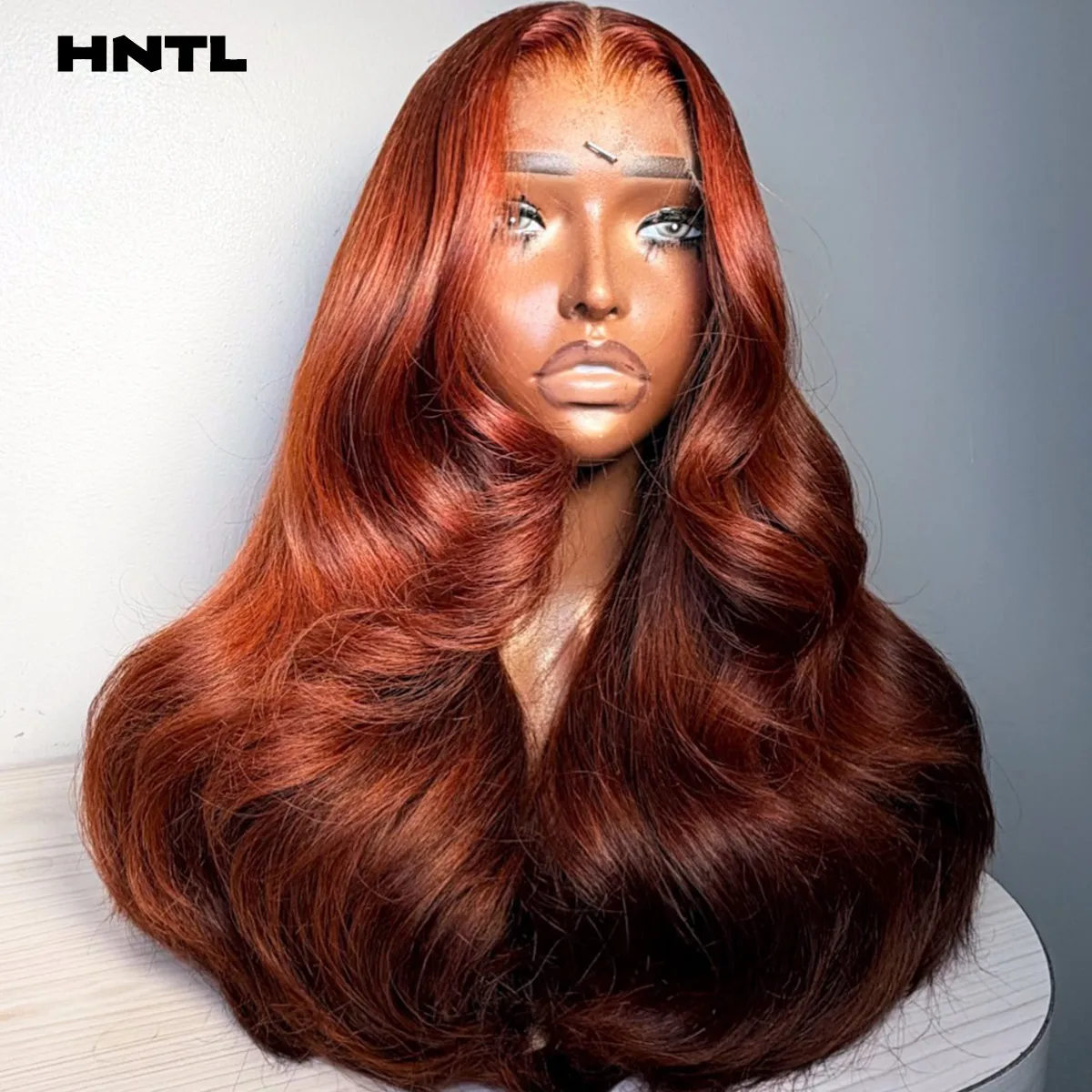 400 Density Wear and Go 13x6 Ginger Orange Body Wave Wig 100% Human Hair 13x4/360 HD Transparent Lace Frontal Glueless Wigs