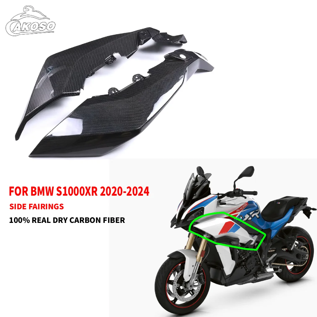 

For BMW S1000XR 2020-2024 Side Fairings Carbon Fiber Covers Modified Motorcycle Accessories Fairing Kit Parts