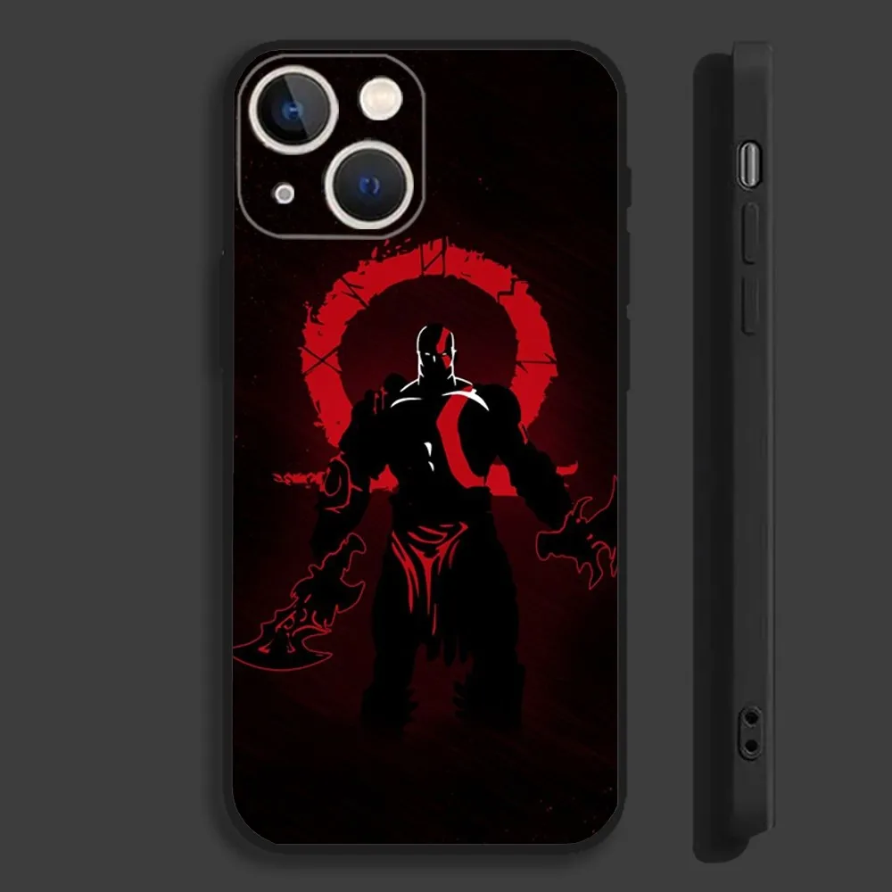 Game G-God Of W-War Phone Case For iPhone 15,14,13,12,11 Plus,Pro,Max,XR,XS,X,7,8 Plus,SE,Mini Silicone Soft