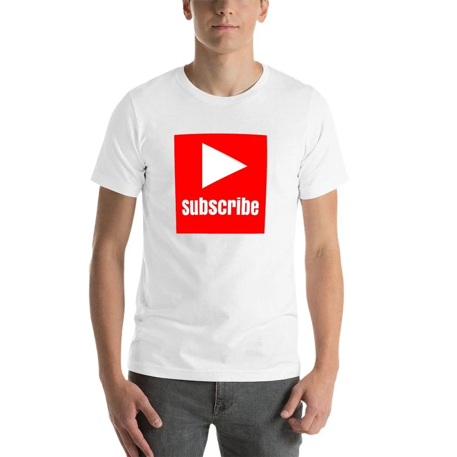 أنت أنبوب الاشتراك تي شيرت رجل تي شيرت للرجال أنيمي تي شيرت كبير الحجم تي شيرت #4