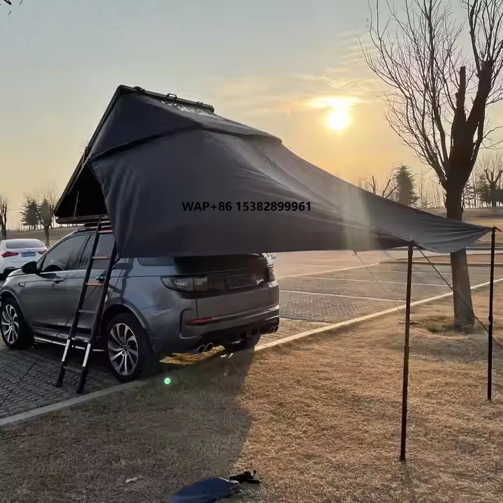 

Заводская цена Легкий вес на крыше Прочный водонепроницаемый алюминиевый чехол и палатка на крыше с твердым корпусом и телескопической лестницей просторная