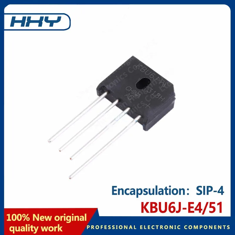 10PCS KBU6J-E4/51 P…