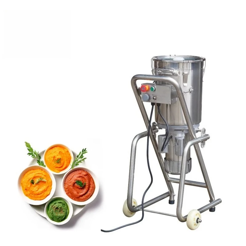 Commercial Electric Meat Puree Machine Large Capacity Fruit Vegetable Beater with High-Speed Crusher Motor Core Component