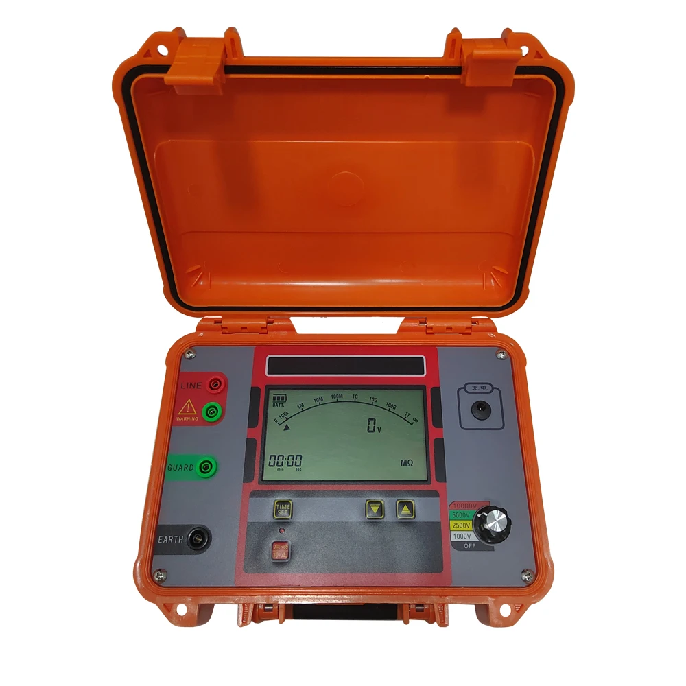High Quality Digital Auto Range Insulation Resistance Tester High Voltage Multimeter for Equipment Machine Use High Insulated