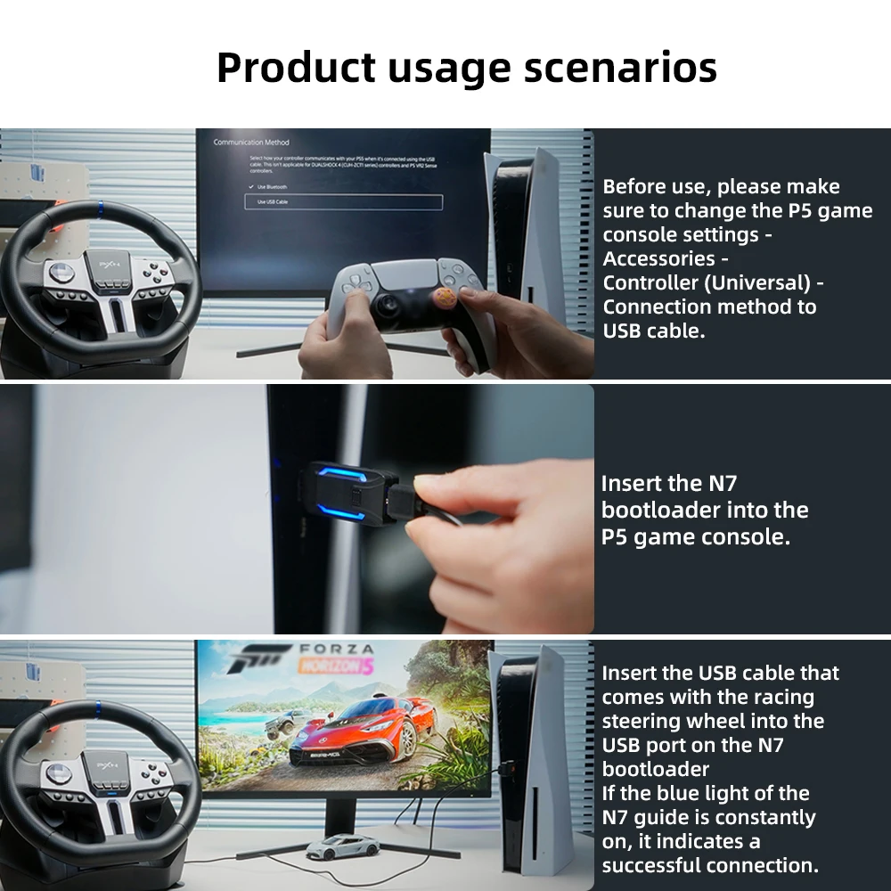 Thumbnail 3 - #12 Latest Racing Steering Wheel Controllers Offers