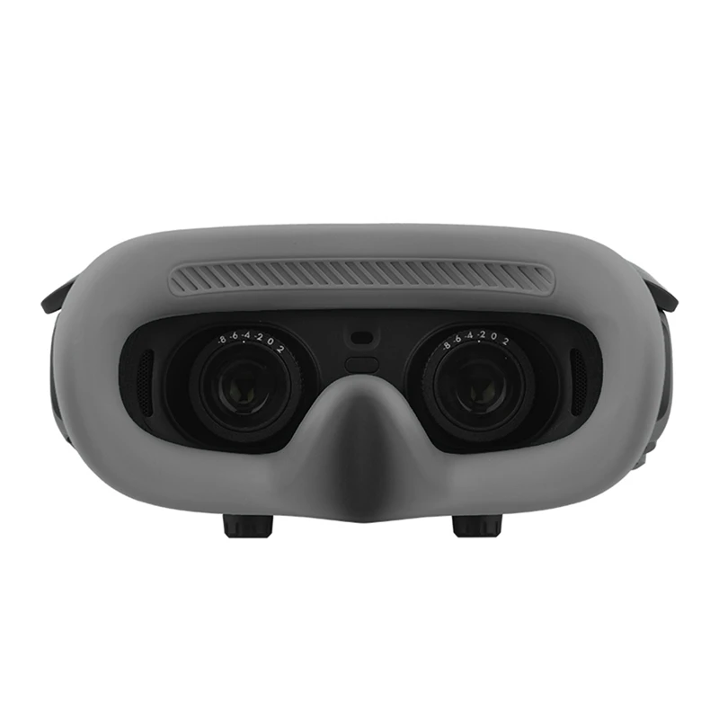 Almohadilla de máscara para gafas de vuelo, almohadilla de protección para gafas Avata/FPV V2, accesorio de repuesto de placa facial ajustable, color gris