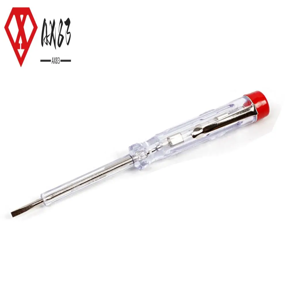 

AX83-10Pcs Current Tester 100-250V Phase Electrical Voltage Tester Induced Electric Pen Screwdriver Probe Test Pen