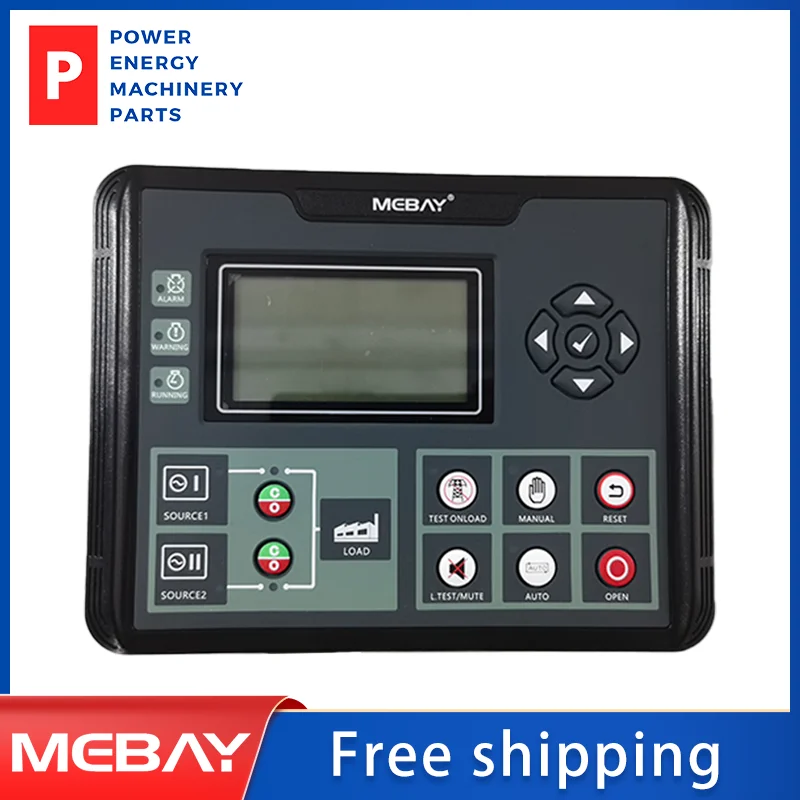 

Genuine ATS520IR Auto Diesel Generator Controller Dual Power Switch ATS 520IR LCD Intelligent programmable Panel RS485