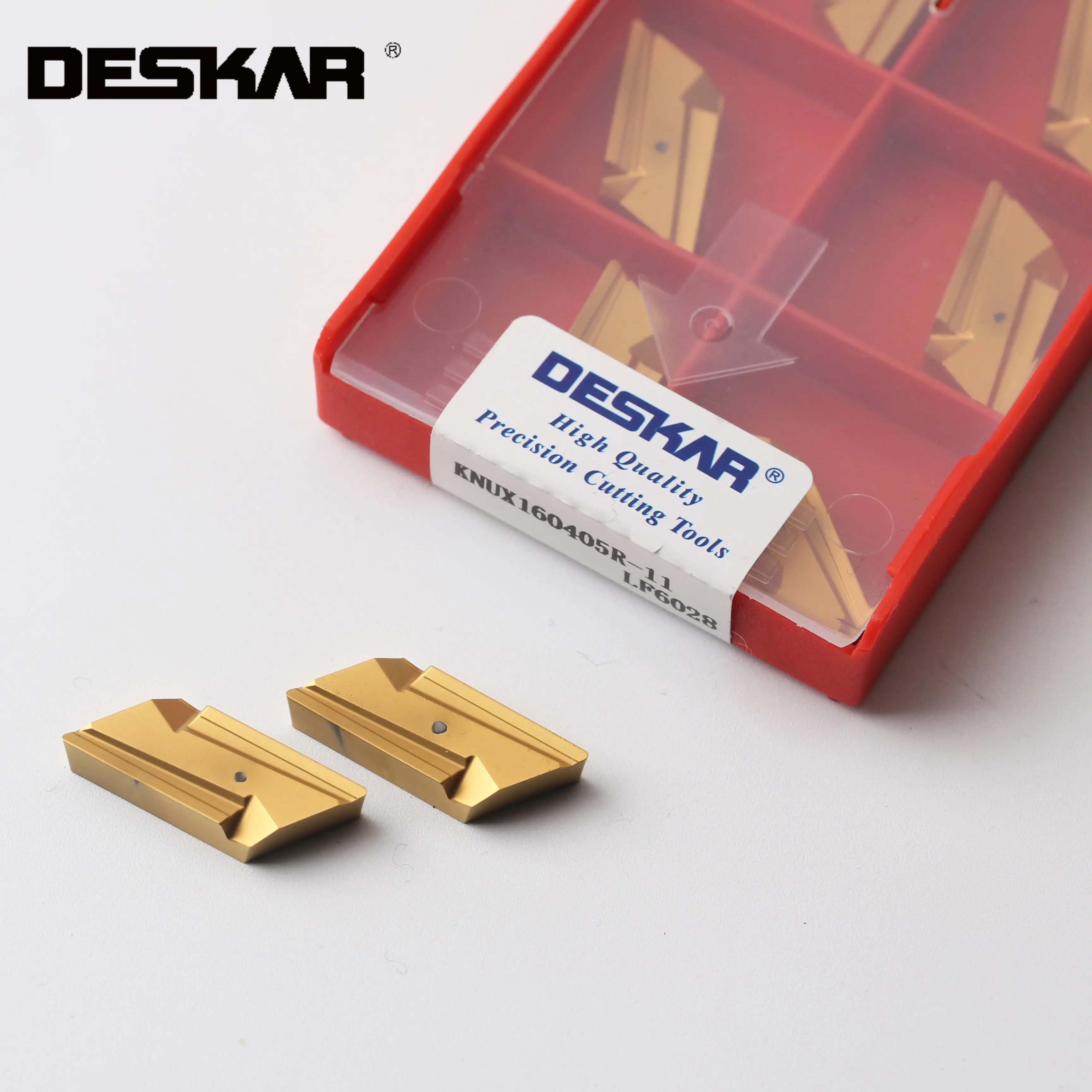 10PCS DESKAR KNUX160405R-11 KNUX160405L-11 LF6018 LF6028 CNC
