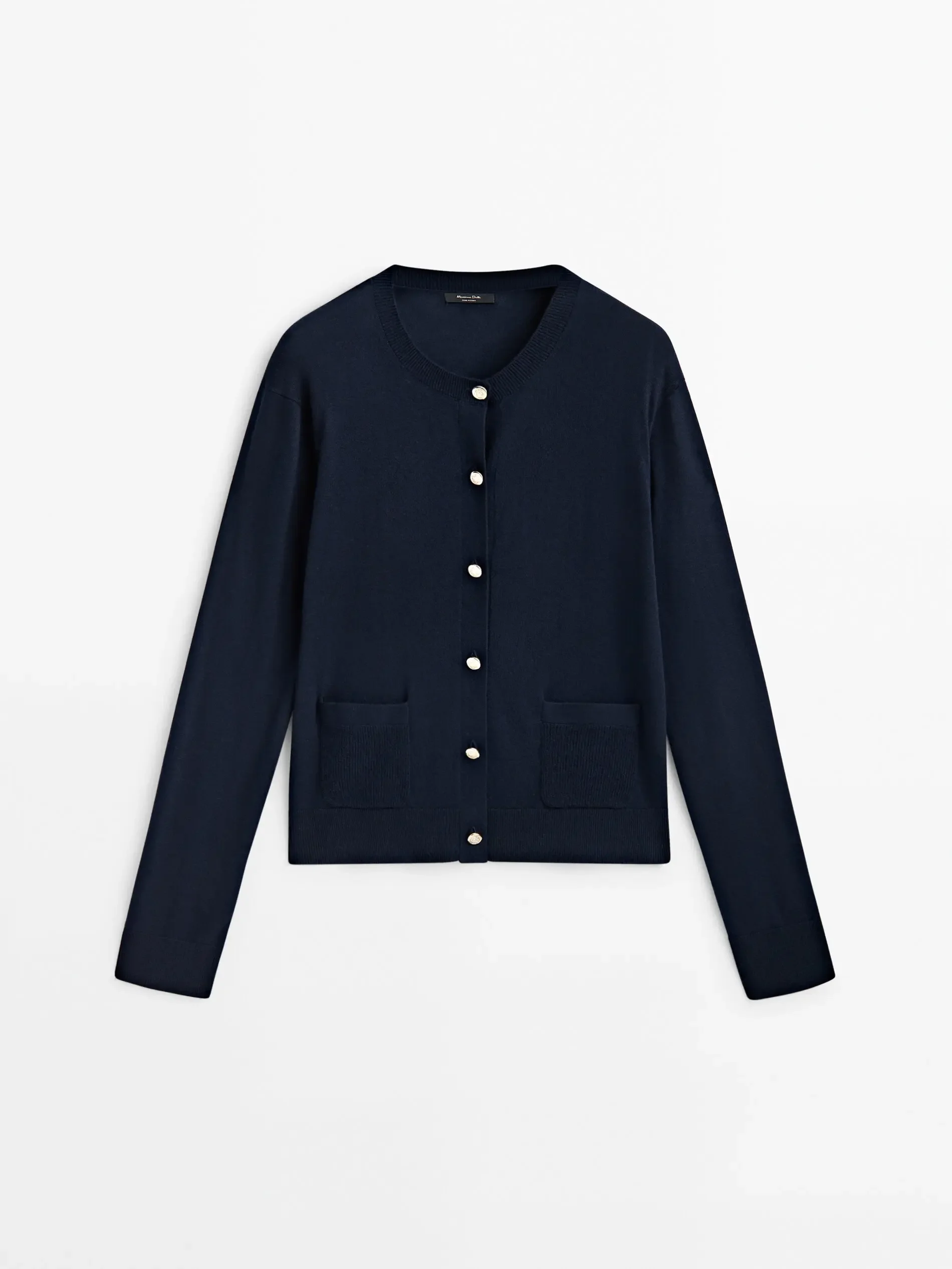 Costume etereo 2025 massidutti autunno nuovo stile di cardigan lavorato a maglia con fibbia dorata elegante stile casual da donna