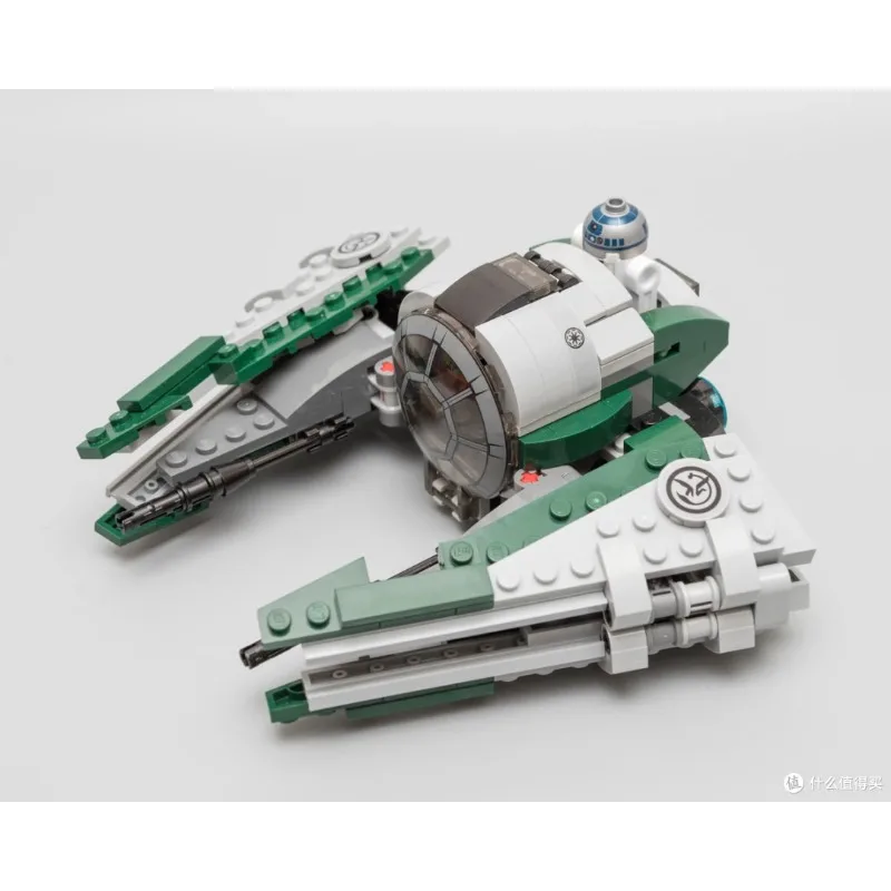 Blocs de construction Starfighter Jedi de Yoda, vaisseau spatial avec 2 figurines, briques à assembler, jouet cadeau pour enfants, 262 pièces