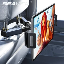 SEAMETAL Telescopic Car Phone Holder Tablet Holder Anti Shake Tablet Mount 4-12.9 inch Universal Phone Stand for iPhone iPad