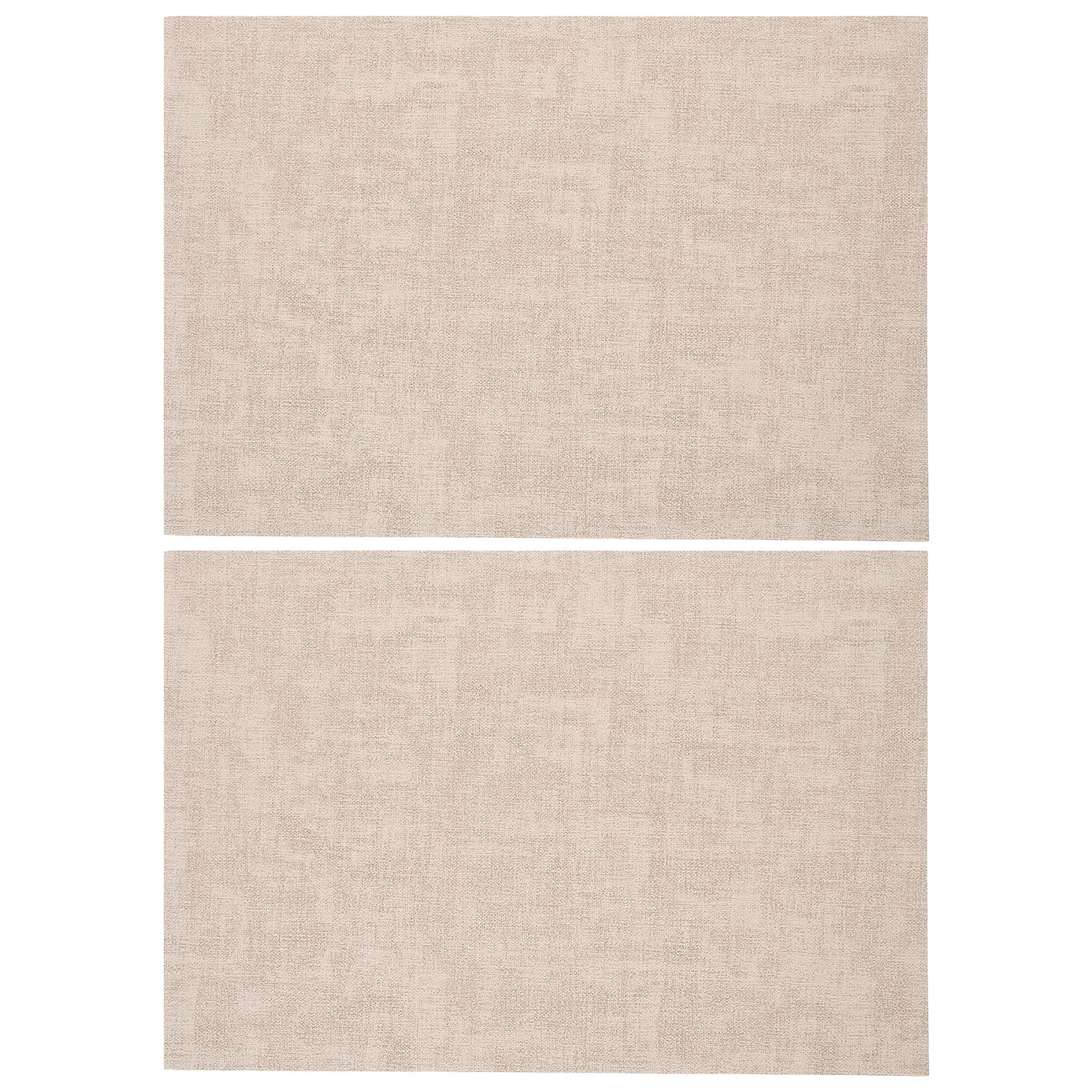 

2Pcs Double-Sided Faux Placemats Waterproof Heat Resistant Dining Table Mats for Home Hotel Restaurant