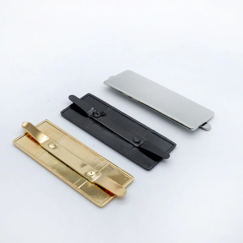 

Luggage Blank Metal Rectangular Trademark Zinc Alloy Rectangular Clothing Luggage Hardware Tags Metal Labels 54.5mm*20mm