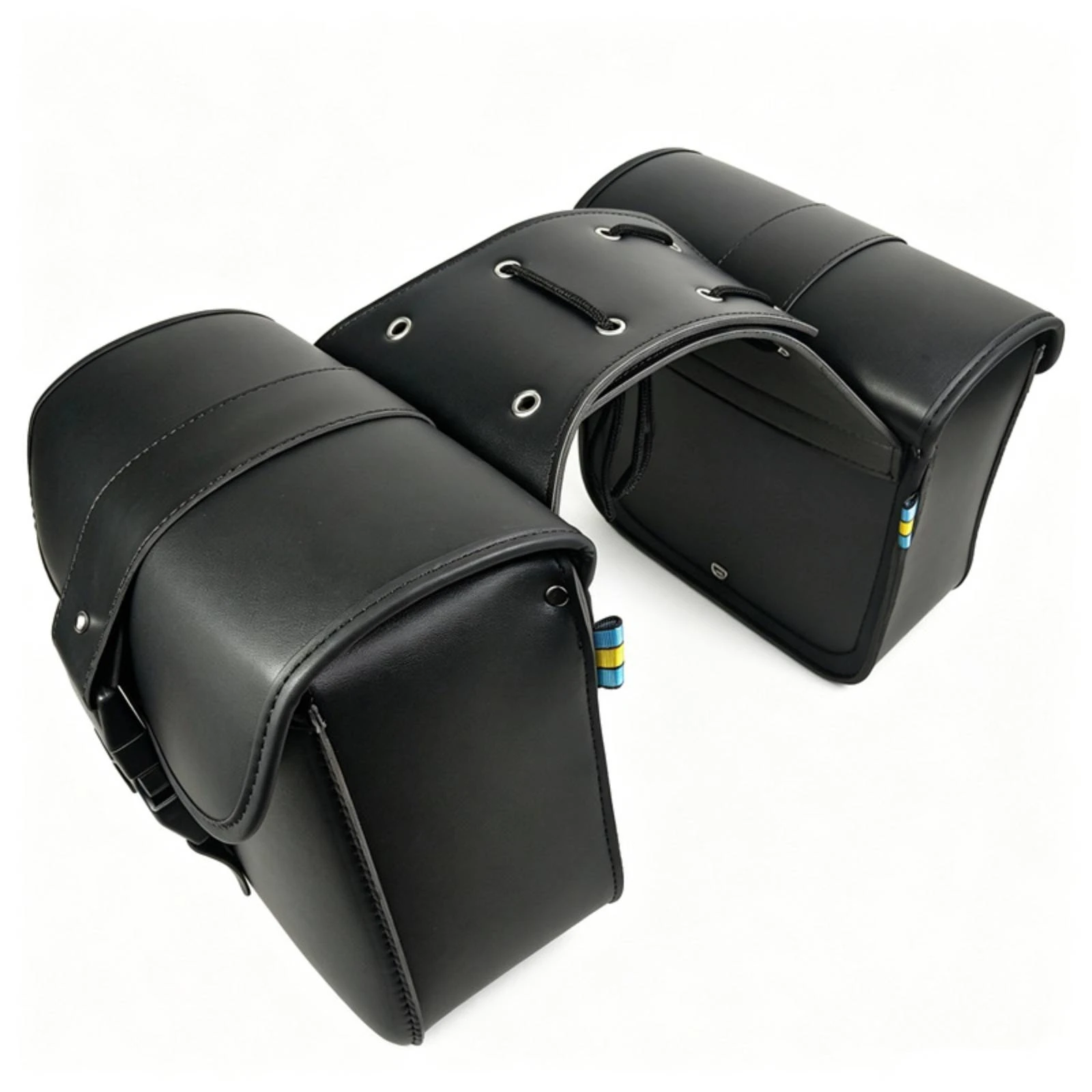 Motorcycle Saddlebags with Lock Lightweight Motorcycle Saddlebag Pair Saddlebag with Combination Lock Compact for Everyday Rides