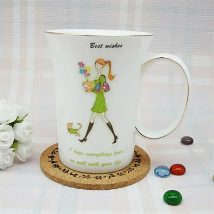 

Cartoon Mug Couple Cup Bone China CITIC Cup Colorful Ceramic Cups Water Cups Teacup Mug Coffee Mug