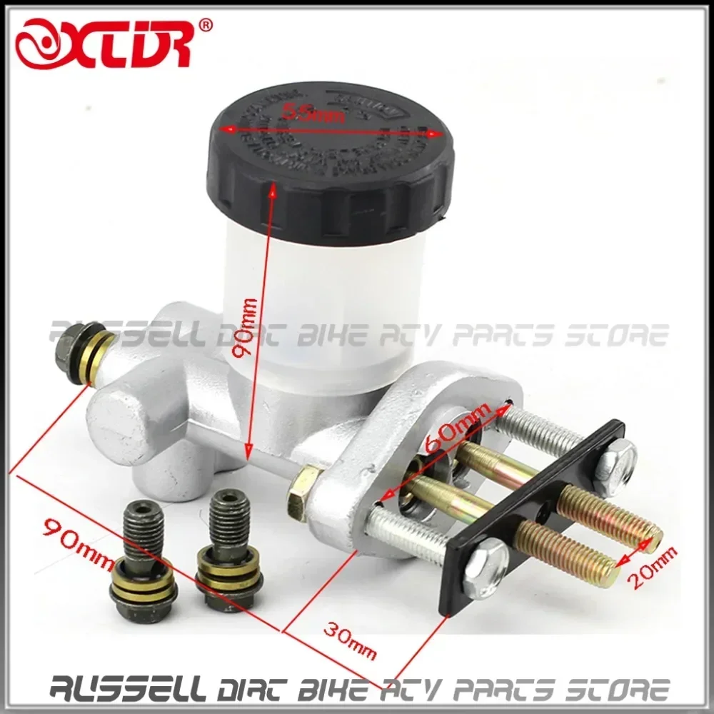 الذهاب كارت الفرامل الهيدروليكية أسطوانة رئيسية مضخة لعربات التي تجرها الدواب 125cc 150cc 250cc 300cc الذهاب كارتينغ ATV رباعية إكسسوارات قطع غيار #5